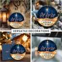 5 x Christian Christmas Ornaments 2025 - Come Let Us Adore Him Nativity Christmas Ornaments, Catholic Faith Idea Gifts, Religious Gifts for Women, Family, Friend, Neighbor