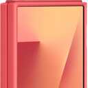 Samsung Galaxy Z Flip7 Official Ring Phone Case Silicone, Easy to Carry, Soft, Sleek, US Version, Coral Red