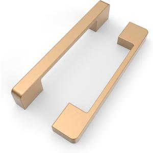 FILTA Champagne Bronze 5 Inch(128mm) Kitchen Cabinet Handles,10 Pack Bronze Cabinet Pulls Cabinet Hardware for Cabinets Cupboard Drawer
