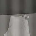 iChosy Womens High Waist Wide Straight Leg Trousers Casual Slacks Dress Pants with Pockets White, 16 Regular