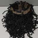 Toyotress Boho Crochet Braids Human Hair - 14 Inch 8 Packs Pre-Looped Miracle Knots Crochet Hair for Black Women, Natural Black Handmade Pre-Twisted Braiding Hair Extensions (14 Inch, 1B-8P)