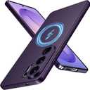 ORNARTO Ultra-Thin Magnetic for Samsung Galaxy S26 Ultra Case Compatible with MagSafe, Slim & Lightweight Hard PC S26 Ultra Phone Case with Camera Protection, Anti-Scratch Matte Finish, Purple