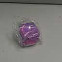 Stress Cube Swirl Sensory Fidget Toy, Stress & Anxiety Relief Ice Cube Sugar Squeeze Ball for Kids Adults, Slow Rising Squishy Toy, Nice Ideal for Party Favors (Purple)