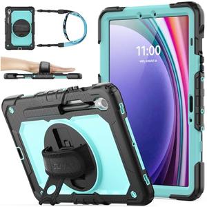 SEYMAC stock Case for Samsung Galaxy Tab S10 Lite / S10 FE / S9 FE 5G / S9 Tablet Case 10.9''/ 11'' Protective with Screen Protector, Pen Holder, 360 Rotate Stand, Hand Strap, Shoulder Strap, SkyBlue1 SEYMAC stock Case for Samsung Galaxy Tab S10 Lite / S10 FE / S9 FE 5G / S9 Tablet Case 10.9''/ 11'' Protective with Screen Protector, Pen Holder, 360 Rotate Stand, Hand Strap, Shoulder Strap, SkyBlue1