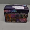 LitHome 400LED 130FT Christmas Led Fairy Lights with Remote, Color Changing Easter Fairy Lights Plug in, 9 Modes Led String Lights for Indoor, Pastel Fairy String Lights Home Bedroom Dorm Party Decor (RGB (Red, Green, Blue))