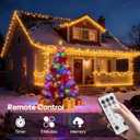 600 LED Christmas Lights Outdoor Waterproof, 246FT Twinkle Lights, Color Changing String Lights with 11 Lighting Modes, Timing, Christmas Decoration-Multicolor to Warm White