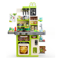 Letapapa Kids Play Kitchen Set, Kitchen Toys with Realistic Sound & Light, Cooking Stove, Sink, Play Food and Kitchen Accessories, Kitchen Playset Gifts for Toddlers Girls Boys