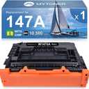 147A Black Toner Cartridge (with Chip) Compatible Replacement for HP 147A 147X W1470A W1470X High Yield Toner for Enterprise M610 M611 M612 MFP M634 M635 M636 Printer (1 Pack)