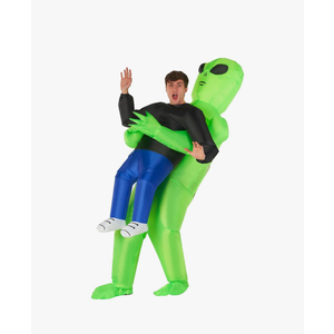 Morph Inflatable Alien Costume Adult, Blow Up Alien Costume for Halloween, Fun Inflatable Outfit for Parties