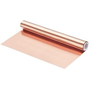 Uxcell 2000mm x 200mm x 0.03mm 99.9% Pure Copper Sheet Roll - Copper Flashing Metal Foil Plate for Electricity DIY Projects