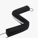 38” Weighted Under Door Draft Stopper, Heavy Weight 2.2lb, Fits Large Door Gap up to 3”, Block Cold Air Draft from Bottom Door, Fits Front, Bedroom, Interior Door, Easy to Install, Black