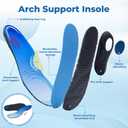 AOV Walking Shoes for Men Wide Toe Box Orthotic Slip On Tennis Sneakers