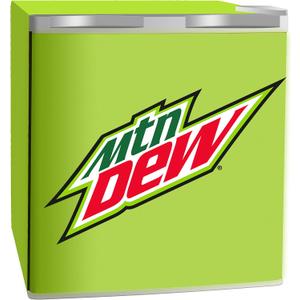 CURTIS Mountain Dew FR102MD 1.6 cu ft Compact Mini Fridge, Perfect for Home or The Office, Branded Series, Lime