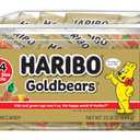 HARIBO Goldbears, Gummi Candy, 22.8 oz Tub (54 Packs) Assorted Flavors