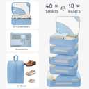 10 Set Packing Cubes for Travel, Gifts for Women Mom,Anti-Tearing Suitcase Organizer,OlarHike Vacation Essentials & Accessories for Cruise Ship