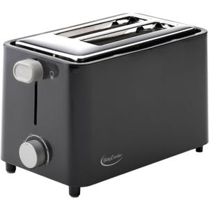 Betty Crocker 2-Slice Cool Wall Toaster, Black, BC-2605CB