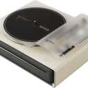 syitren SEVIA Record Player Vintage Turntable for Vinyl Records with Built-in Speakers Bluetooth Retro Phonograph