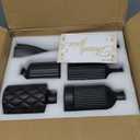 12pcs Glass Black Bud Vases Set, Small Vases for Flowers, Bud Vase for Centerpieces in Bulk, Mini Vintage Vase for Rustic Wedding Decorations, Office and Home Table Flower Dcor