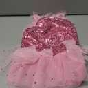 Fashion Sweet Puppy Dog Blingbling Princess Skirt Pet Dog Lace Cake Camisole Tutu Dress Pink Medium (M( Back:10.4" Chest:15.0"))