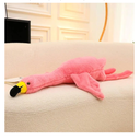 XQEYNT Pink Flamingo Plush Pillow Stuffed Animal  34 Inch Ultra Soft & Cute Flamingo Gift, Huggable Stress Relief for Bedroom, Office, Car, for Kids, Adults, Girls（Pink）