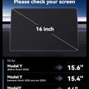 Nmoiss 3 in 1 16 New Model Y Premium & performance (2026) Screen Protector Matte 3 Psc Protector Center Display + Rear Touchscreen + Rearview Mirror Model Y