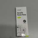 SFAIH Gold Paint Markers Pens - 4 Pack 0.7MM Fine Tip Metallic Acrylic Markers for Rock Painting, Wood, Metal, Fabric, Plastic, Canvas, Glass, Ceramic, Diy Crafts, Drawing, Tire