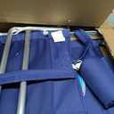 Tommy Bahama 5-Position Classic Lay Flat Folding Backpack Beach Chair, Polyester, Navy, 23" X 25.25" X 31.5"