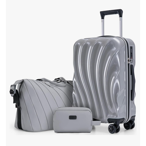 Luggage Sets 3 Piece Suitcases with Wheels, Suitcase Set, ABS+PC Hardshell Luggage with Phone Holder, Lightweight Carry on Luggage with TSA Lock Spinner Wheels