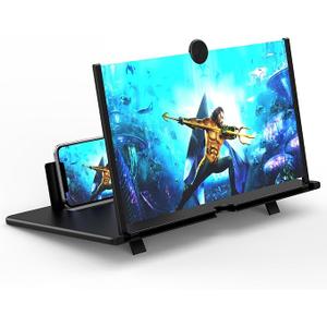 18 Inch Screen Magnifier for Cell Phone – 3D HD Magnifing Screen Enlarger Projector for Movies Videos and Gaming – Foldable Phone Stand Holder with Screen Amplifier–Compatible with All Smartphones 18 Inch Screen Magnifier for Cell Phone – 3D HD Magnifing Screen Enlarger Projector for Movies Videos and Gaming – Foldable Phone Stand Holder with Screen Amplifier–Compatible with All Smartphones