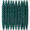 Bememo 40 Pieces Soft Curlers Hair Rollers Overnight Heatless Pillow Rollers for Hair Satin Sponge Curlers to Sleep in No Heat for Long Short Styling Tools (Dark Green)