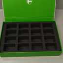 Feldherr Magnetic Box Green Compatible with 16 Blood Bowl Miniatures - 2016 Edition