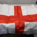 England Flag 3x5 English Flag Banner Outdoor Heavy Duty 240D Nylon Striped Sewn St. George's National Flags Vivid Color with 2 Brass Grommets for Indoor Outdoor