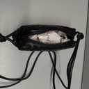 Labair Woven Crossbody Bags For Women Vegan Leather Purse Shoulder Bag with Zipper Closure. (Black)