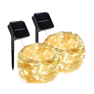 Twinkle Star 2 Pack Solar Christmas Lights Outdoor, Total 80 FT 240 LED Solar Powered Christmas Fairy Lights Waterproof with 8 Modes for Patio Garden Party Backyard Wedding Decorations Multicolor, Pack of 2