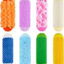 8 PCS Sensory Toys Assorted Textured Exercise Sensory Bar Toys for Kids Baby Classroom Preschoolers Kindergarten Autism Educational