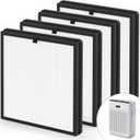 4 Pack F1 Replacement Filter Compatible with AMEIFU F1 Purifier, H13 True HEPA and Activated Carbon Filter, Replace Part #F1F