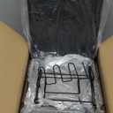 7 code Large Dish Drying Rack for Kitchen Counter, Detachable Large Capacity Dish Drainer Organizer, 2Tier Dish Racks with Utensil Holder, Black