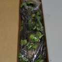 4pcs 38" Green Ficus Fake Leaves Silk Artificial Plants Tree Tall Greenery Stems Realistic Olive Branches Faux Flowers for Vases Filler Indoor Office Decorations Table Centerpiece Home Decor Forlaoers