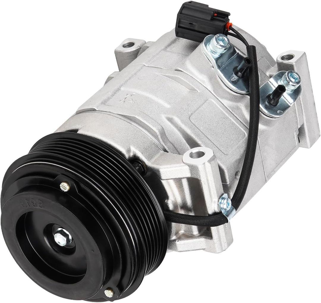 TadaMark A/C Air Conditioner Compressor With Clutch Fit for Chevrolet Traverse 3.6L 3.6 2009-2012, for GMC Acadia 3.6L 2007-2012, for Buick Enclave 3.6 2008-2012, for Saturn Outlook 2007-2010