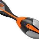 NERF Vortex Ultimate Grip Foam Football - NERF Soft Vortex Football for Long-Distance Throws - All-Weather Perfect for Pool + Beach - Kids Ultimate Grip Whistle Foam Ball (One Size, Orange/White)