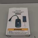 DEWENWILS Outdoor Timer Outlet Waterproof, Outdoor Timer for Lights, 100 ft Remote Control with 2 Grounded Electrical Outlets for Outdoor String Lights, 15A 1/2HP UL Listed