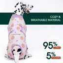 Kuoser Dog Surgery Recovery Suit, Soft Breathable Dog Recovery Suit for Female Spay Male Nueuter, Anti Licking Puppy Onesie Pet Surgical Suit for Dogs Abdominal Wounds Skin Disease, Bear XL