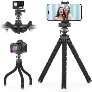 UBeesize Phone Tripod Pro S, Flexible Desk Stand with Wireless Remote, Mini Holder for Camera and GoPro