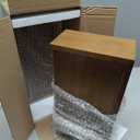 Desk Organizer with Drawer Wooden Storage Box Tabletop Rustic Coffee Pod Holder Container for Entryway Nursery Kitchen Vanity, 14x7x3 inches