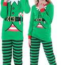 Benaive Matching Family Christmas Pajamas Set Boys Girls Holiday Pjs for Women Men Sleepwear (S)