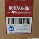 ISpring RCC7AK, NSF Certified, 75 GPD, Alkaline 6-Stage Reverse Osmosis System, PH+ Remineralization RO Water Filter System Under Sink, Patented Top-Mounted Faucet Design for Easy Installation (Brushed Nickel)