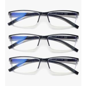 Gaoye Reading Glasses Men 6 pack Blue Light Blocking Readers Men's Spring Hinge Comfortable Glasses