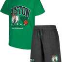 Ultra Game Boys NBA Official Super Soft T-Shirt & Basketball Shorts Set, Size 8