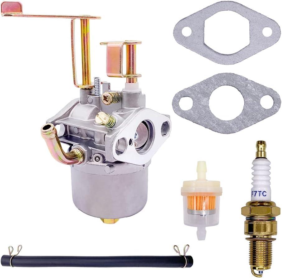 Aniro Moto Carburetor Compatible with Coleman CK100-S CT100U CC100X Mini Bike SK100 Go-Kart with Gaskets Fuel Line Filter Spark Plug