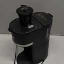 Mini Single Serve Coffee Maker for K Cup and Ground Coffee, Fast Brew One Cup Coffee Machine with Descaling Reminder and Water Window, 6 to 12 oz. Brew Sizes, Black (9.45 Inches)